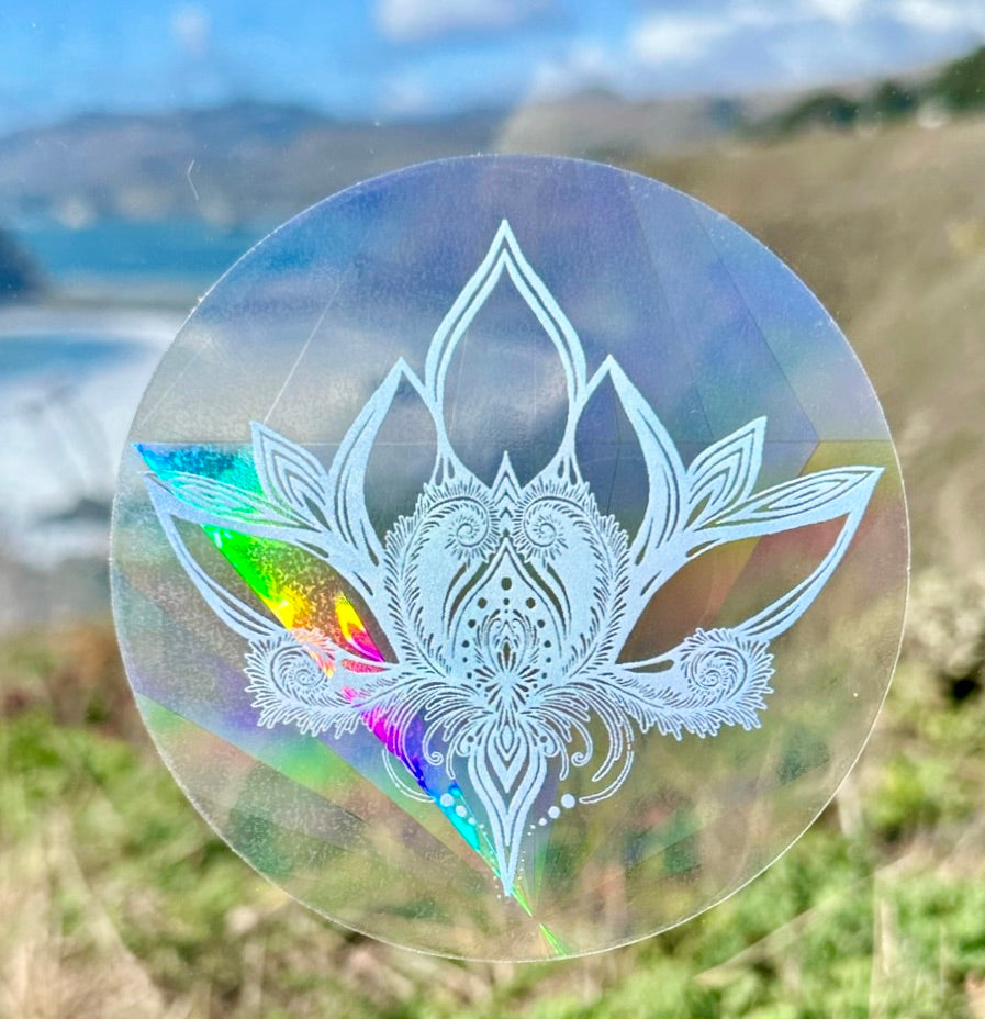 Pathway to Nirvana Reusable Rainbow Suncatcher - Stardust Seas